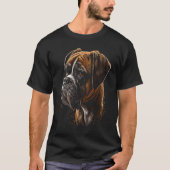 Boxer Dog 3 Tシャツ (正面)