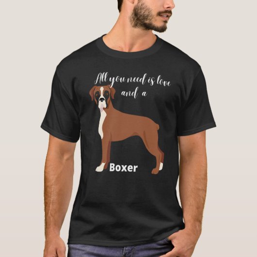 Boxer Dog  Animal  Pet Tシャツ (正面)
