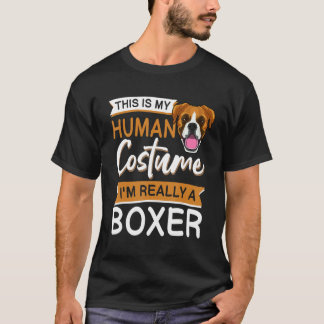 Boxer Dog Apparel Halloween Boxer Dog   For Kids Tシャツ