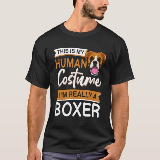 Boxer Dog Apparel Halloween Boxer Dog   For Kids Tシャツ (正面)