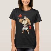 Boxer Dog Boxing  1 Tシャツ (正面)