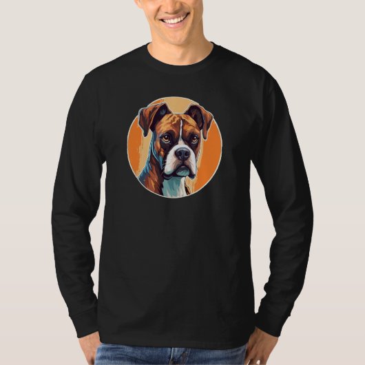 Boxer Dog breed dog dad Dog Mom Boxer Dog accessor Tシャツ (正面)