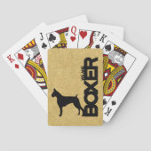 Boxer Dog Breed Playing Cards Theme トランプ (裏面)