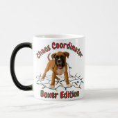Boxer Dog Chaos Coordinator モーフィングマグカップ (左)