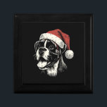 Boxer Dog Christmas Santa's Hat Ugly Sweater ギフトボックス<br><div class="desc">Boxer Dog Christmas Santa's Hat Ugly Sweater</div>