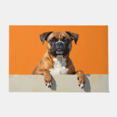 Boxer Dog Doormat Art ドアマット (正面)