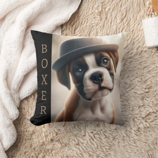 Boxer Dog in Style クッション (ブランケット)