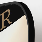 Boxer Dog in Style ピックルボールラケット (左詳細)