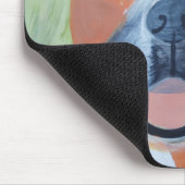 Boxer Dog Mousepad マウスパッド (コーナー)