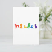 Boxer Dog Rainbow サンキューカード (スタンド正面)