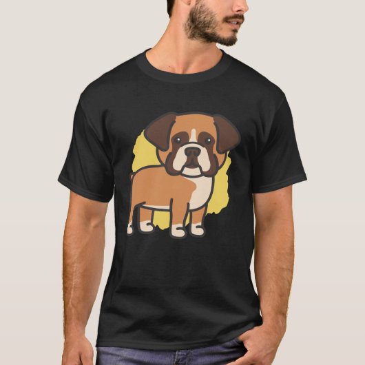 Boxer dog tシャツ (正面)