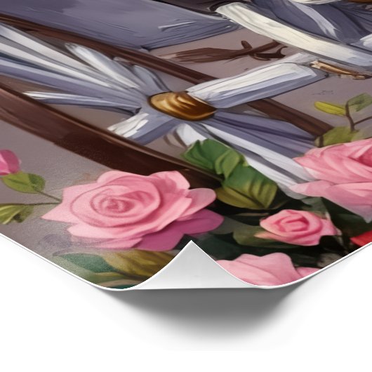 Boxer Dog Valentine's Day ポスター (コーナー)