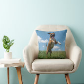 Boxer Elegant Throw Pillow クッション (椅子)