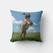 Boxer Elegant Throw Pillow クッション (正面)