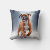 Boxer Elegant Throw Pillow クッション (正面)