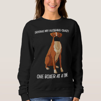 Boxer For Women Mom Boxer Dog Breed Pet スウェットシャツ