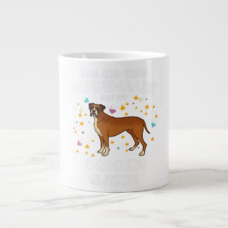 Boxer Glitter Dog Pet Lover Gift Ideas ジャンボコーヒーマグカップ