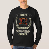 Boxer Grandma Like A Normal Grandma Only Cooler Tシャツ (正面)
