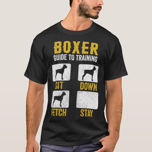 Boxer Guide To Training  Dog Mom Dad  Owners Tシャツ (正面)