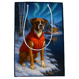 Boxer Holiday ミディアムペーパーバッグ