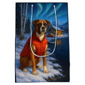 Boxer Holiday  ミディアムペーパーバッグ (裏面)