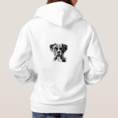Boxer Hoodie – Bold Dual Image Design パーカ (裏面)