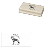 BOXER IS FAVORITE KIND OF DOG ラバースタンプ (押印)