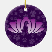 Boxer Ornament (Om Logo) セラミックオーナメント (裏面)