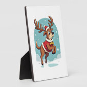 Boxer Reindeer Dash フォトプラーク (側面)