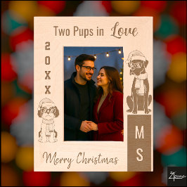 Boxer Shih Tzu Christmas Sunglasses Scarf レーザー彫刻フレーム