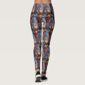 Boxer with Christmas Lights Holiday レギンス (裏面)