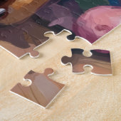 Boxer with Oversized Plush Heart Valentine's Day ジグソーパズル (側面)