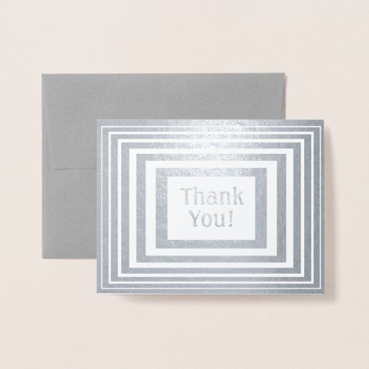 Boxesありがとう 箔カード (封筒付き正面)