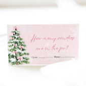 Boxesクリスマスキャンディーズ赤ちゃんシャワーゲーム エンクロージャーカード