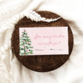 Boxesクリスマスキャンディーズ赤ちゃんシャワーゲーム エンクロージャーカード