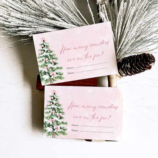 Boxesクリスマスキャンディーズ赤ちゃんシャワーゲーム 招待状