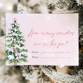 Boxesクリスマスキャンディーズ赤ちゃんシャワーゲーム 招待状