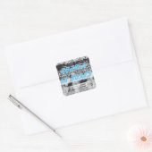 Boxesステッカーのロボット スクエアシール (封筒)