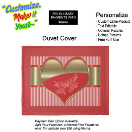 Boxes of Hearts Duvet Cover 掛け布団カバー