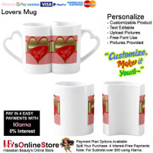 Boxes of Hearts Lovers' mug