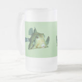 Boxfish -抽象デザイン – 写真の切り取り | フロストグラスビールジョッキ (正面左)