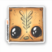 "BOXHEAD"ステッカー シール (正面)