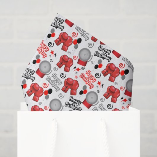 Boxing Birthday Tissue Paper 薄葉紙 (ギフトバッグ)