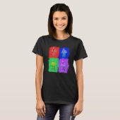 Boxing Box Boxer Pop Art Tシャツ (正面フル)