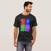 Boxing Box Boxer Pop Art Tシャツ (正面フル)