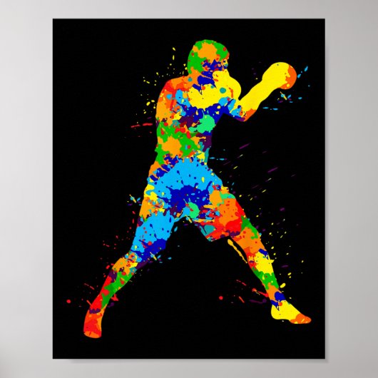 Boxing Boxer Boys Kids Men  ポスター (正面)
