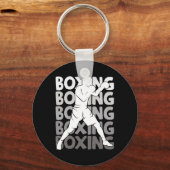Boxing Boxer Boys Men Kids 2  キーホルダー (正面)