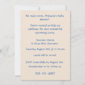 Boxing Champ Baby Shower Invitation 招待状 (裏面)