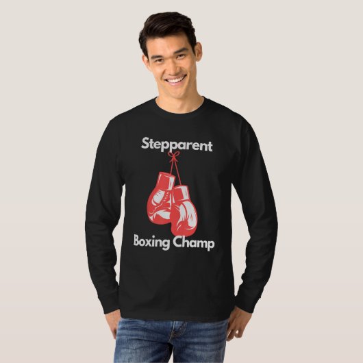 Boxing Champ Stepparent Boxing Gloves Niece Day Tシャツ (正面フル)
