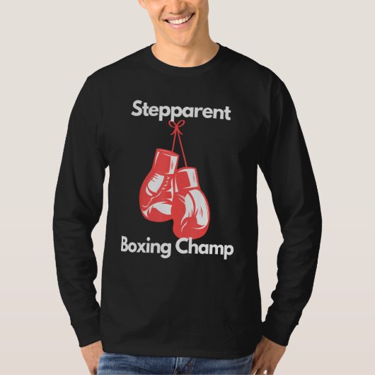 Boxing Champ Stepparent Boxing Gloves Niece Day Tシャツ (正面)